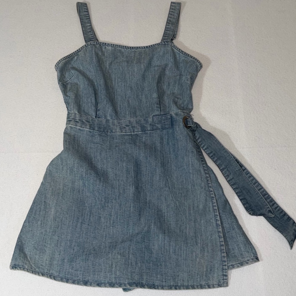 Sincerely Jules Denim Skort Romper